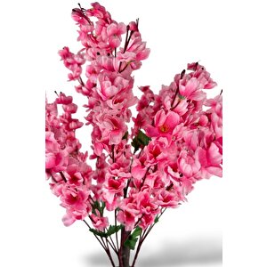 Yapay Ağaç Pembe Bahardalı Ağacı Dore Kumsal Vazoda 130cm Japon Kiraz Çiçeği