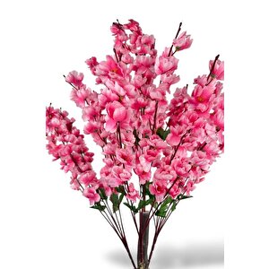 Yapay Ağaç Pembe Bahardalı Ağacı Dore Kumsal Vazoda 130cm Japon Kiraz Çiçeği