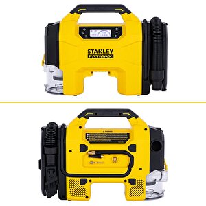 Sxvi02001a 12volt/18volt 2ah Li-ion Şarjlı 160 Psi Dijital Basınç Göstergeli Lastik & Yatak Şişirme Pompası + Araç Süpürge