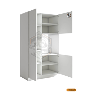 Tamamı Mdf Maxi Ankastre Fırını Dolabı 3 Kapaklı Çok Amaçlı Mutfak Dolabı (özel Ölçü Yapilir)