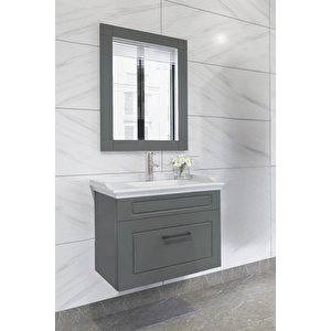 Monaco 65 Cm Banyo Dolabı Antrasit - Boy Dolap Hariç