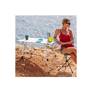 Funky Chairs Elite Xl Alüminyum Teleskopik Ayaklı Kamp Piknik Masası - Gri