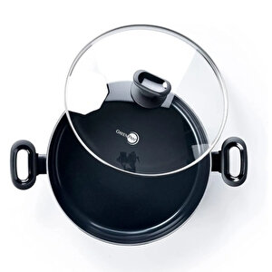 Greenpan torino 28 Cm Basık Tencere 4,3 Litre