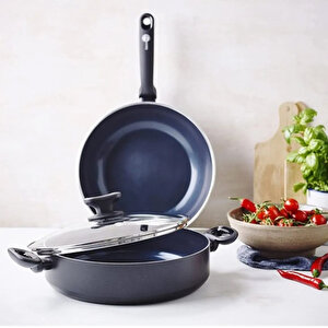 Greenpan torino 28 Cm Basık Tencere 4,3 Litre