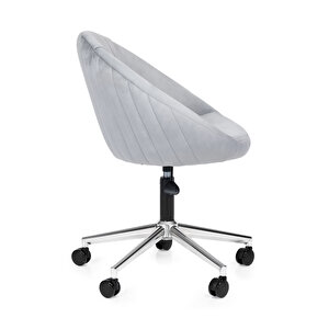 Sti̇ri̇dye Ofi̇s/Çalışma Sandalyesi̇ Baby Face Kumaş Gri