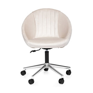 Sti̇ri̇dye Ofi̇s/Çalışma Sandalyesi̇ Baby Face Kumaş Bej