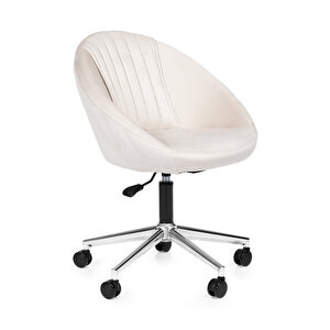 Sti̇ri̇dye Ofi̇s/Çalışma Sandalyesi̇ Baby Face Kumaş Bej