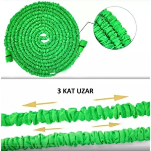 Uzayan Hortum Tabancalı 15 Metre Magic House | Bahçe Sulama İçin Expandable Hose