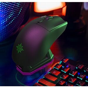 Inca Img-326mx Empousa Bluetooth+wireless+wired 3 Mod Rechargeable 8000 Dpi 6d Macro Keys  Gaming Mouse