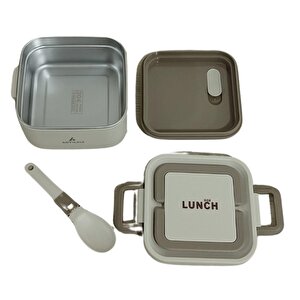 Bento Kare Lunch Box Yemek Termosu Vizon 700 Ml