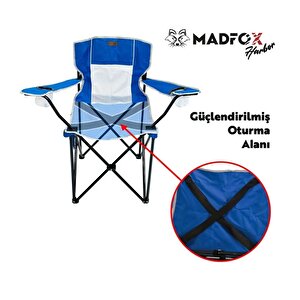 Harbor Katlanır Kamp Sandalyesi Mavi