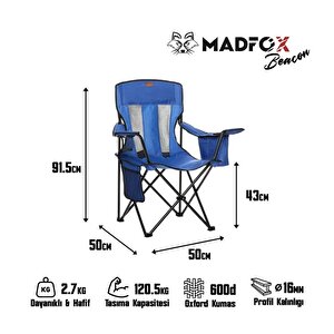 Beacon Katlanır Kamp Sandalyesi Mavi
