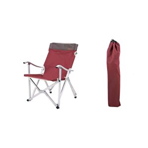 Dachuan Katlanır Kamp Sandalyesi Bordo