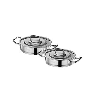 Aryıldız Vento Prestige 20 Parça Ideal Çeyiz Tencere Set Çelik Metal Steel Kapak Ar20867
