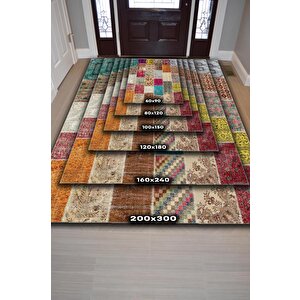 Homshtag Sağlığına Çok Renkli Halı Geometrik Oturma Odası Halısı Modern Kare Desenli Patchwork Halı