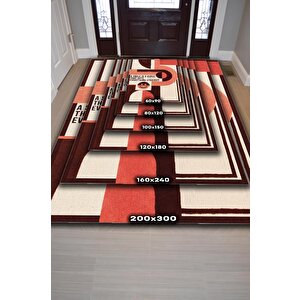 Homshtag Gülümseyince Düzelir Çok Renkli Halı Geometrik Oturma Odası Halısı Minimal Salon Halı