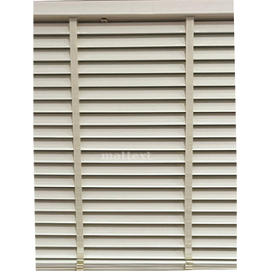 Krem Redektörlü Kurdelalı Ahşap Jaluzi 160x250 cm