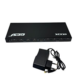 Gesi̇ 4k2k 1x8 Hdmi Splitter Full Hd 1080p 3d Uyumlu