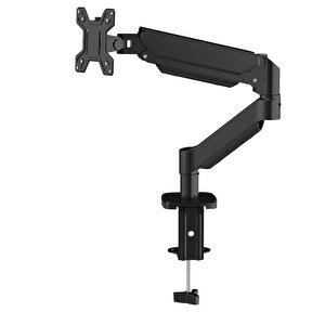 Sline M252 17-28inch Amortisörlü Hareketli Masa Üstü Tekli Monitör Standı 10x10 cm