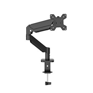 Sline M252 17-28inch Amortisörlü Hareketli Masa Üstü Tekli Monitör Standı 10x10 cm