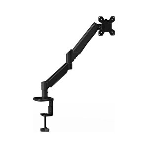 Sline M252 17-28inch Amortisörlü Hareketli Masa Üstü Tekli Monitör Standı
