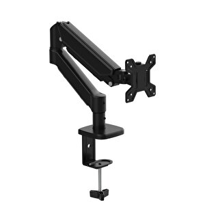 Sline M252 17-28inch Amortisörlü Hareketli Masa Üstü Tekli Monitör Standı