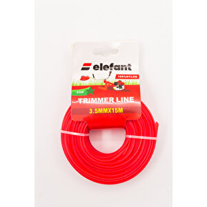 Elefant Tırpan Misinası Motorlu Tırpan Yıldız Misina 3,5mm X 15 Metre