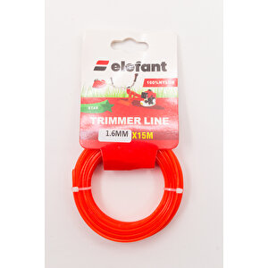 Elefant Tırpan Misinası Motorlu Tırpan Yıldız Misina 1,6mm X 15 Metre