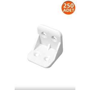 Plastik L Köşe Beyaz 25x25 250 Li Paket