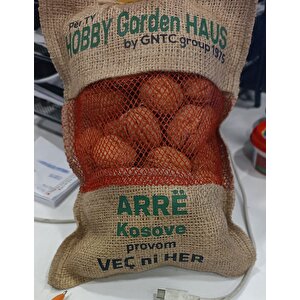 Fileli, Jüt Ceviz Çuvalı, 21 Cm-32 Cm, 10 Adet, 1 Kg Ceviz Taşır.