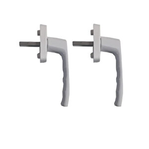 2 Adet - PİMAPEN® Marka ALÜMİNYUM Pencere Kolu BEYAZ 153gram/adet