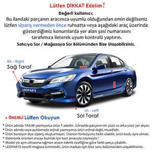 Leoparts Honda Cıvıc - City 2021-2025 Sis Lambası (ledli) Sol 33950-t24-t01