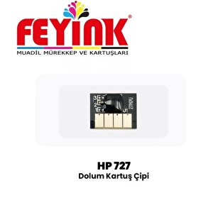 ® Hp 727 (c1q12a)-( B3p22a) Matt Black (mk) Çip 300ml T920/t930/t1500/t2500/t2530 Chip