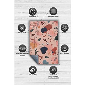Homshtag Yolculuk Çok Renkli Geometrik Halı Eğlenceli Salon Halısı Modern Oturma Odası Halısı