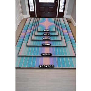 Homshtag Parla Pastel Renkli Oturma Odası Halısı Mid-century Halı Mutfak Halısı Dekoratif Salon Halı