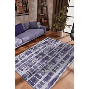 Homshtag Yol Mor Renkli Halı Geometrik Oturma Odası Halısı Minimal Salon Halı Soyut Desenli Halı