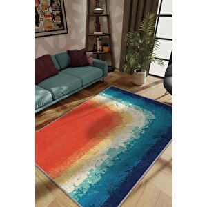 Homshtag Uzak Dur Renkli Keep-off Halı Güneş Temalı Yazlık Halısı Pamuklu Yıkanabilir Salon Halısı