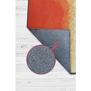 Uzak Dur Renkli Keep-off Halı Güneş Temalı Yazlık Halısı Pamuklu Yıkanabilir Salon Halısı 120x180 cm