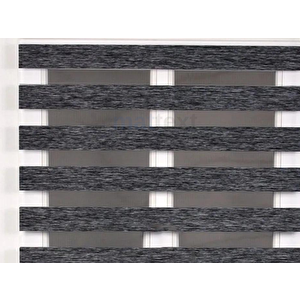 Antrasit Bambu  Zebra Perde 160x250 cm