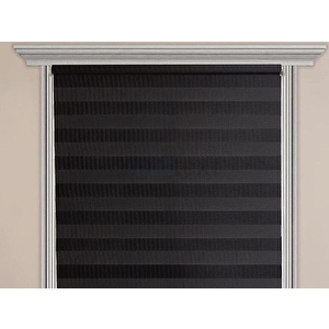Siyah Bambu  Zebra Perde 110x260 cm