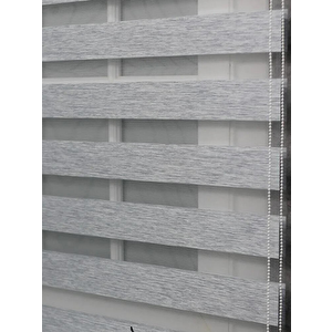 Gri Bambu  Zebra Perde 150x250 cm
