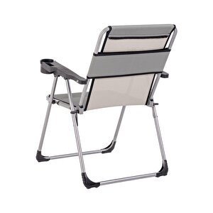 Katlanabilir Piknik Ve Kamp Sandalyesi - Bardaklıklı - Rock - Orman (a-27-r4)- 140kg Taşıma