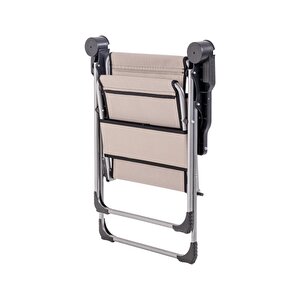 Katlanabilir Piknik Ve Kamp Sandalyesi - Bardaklıklı - Rock - Kestane (a-22)- 140kg Taşıma