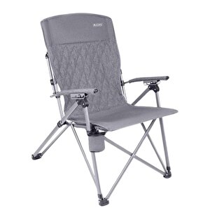 Katlanabilir Kamp Sandalyesi - Trono 3 - Orcamp - Kademeli - Gri