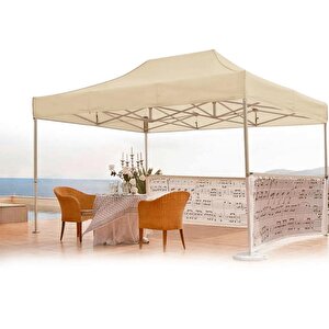 3x4.5 Kolay Kurulum Pratik Çardak Tente Gazebo Kamelya