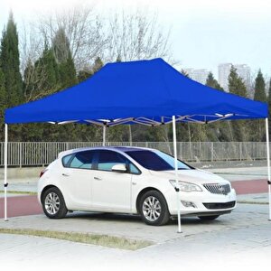 3x2 Mavi Katlanabilir Makaslı Çardak Tente