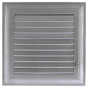 Menfez Banyo Wc Tuvalet Havalandırma Plastik Panjur 35x55 Cm Gri Renk