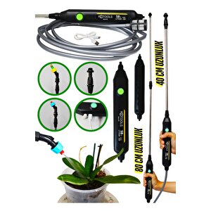 3 Modlu Mi̇ni̇ Şarjli İlaçlama Maki̇nesi̇: 80 Cm Uzunluğunda Ergonomi̇k Ve Güçlü Tasarim!