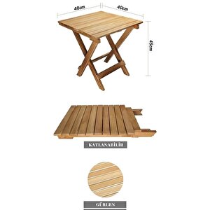 Ahşap Katlanabilir Taşinir Puf Minderli Kollu Şezlong Plaj Bahçe Teras Balkon Sandalyesi Koltuğu Takımı İçin 3 Lü Set Antrasit