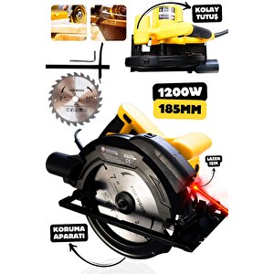 Murcell Elektri̇kli̇ Dai̇re Testere Sari 1200w 185mm